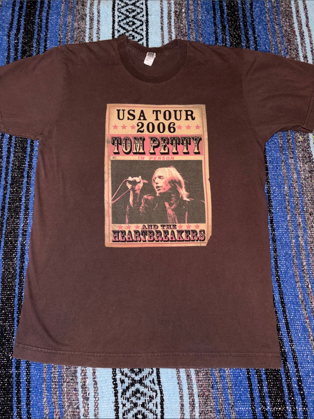 Vintage Tom Petty and The Heartbreaks Concert Tour Tee Shirt